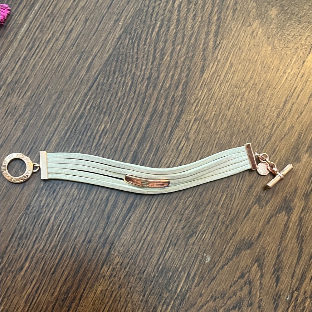 Marc By Marc Jacobs Silver and Rose Gold Bracelet